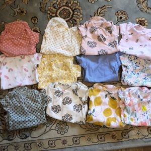 Carters Baby Girl 3 months onesies